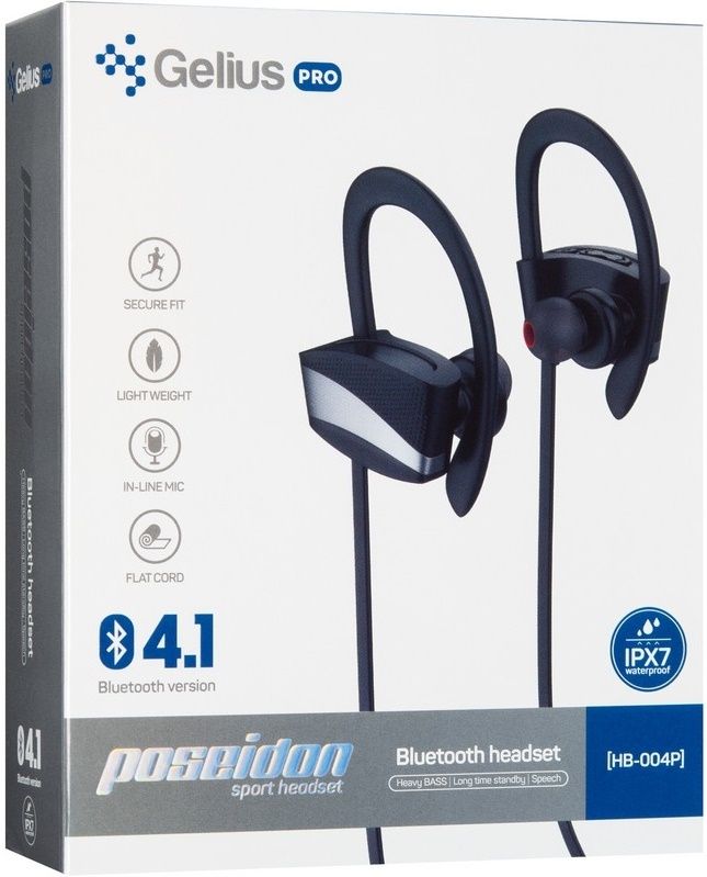 Наушники Gelius Pro Poseidon (HBT-004P) Black от Територія твоєї техніки на платформе USKIDKA - 5 Наушники Gelius Pro Poseidon (HBT-004P) Black от Територія твоєї техніки - 5