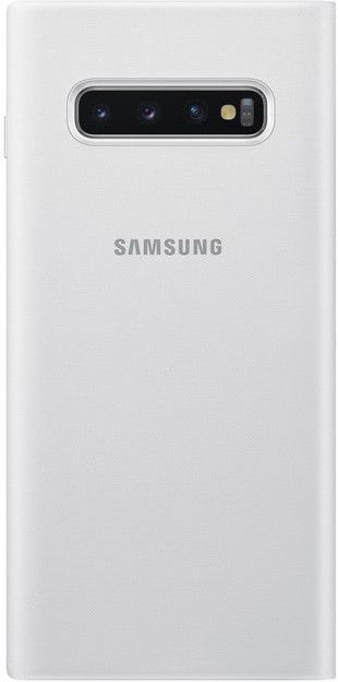 Акція на Чохол-книжка Samsung LED View Cover для Samsung Galaxy S10 Plus (EF-NG975PWEGRU) White від Територія твоєї техніки - 4