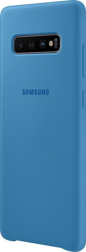 Акція на Панель Samsung Silicone Cover для Samsung Galaxy S10 Plus (EF-PG975TLEGRU) Blue від Територія твоєї техніки - 2