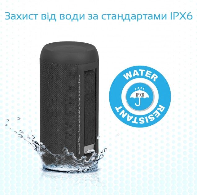 Портативная акустика Promate Silox Pro Black от Територія твоєї техніки на платформе USKIDKA - 5 Портативная акустика Promate Silox Pro Black от Територія твоєї техніки - 5