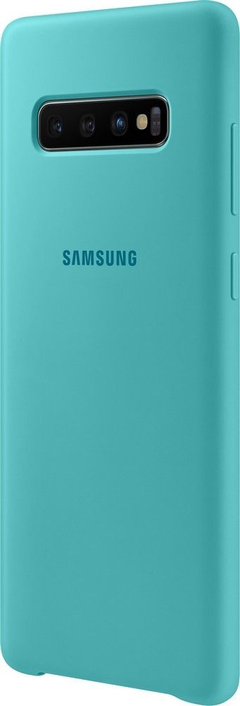 Акція на Панель Samsung Silicone Cover для Samsung Galaxy S10 Plus (EF-PG975TGEGRU) Green від Територія твоєї техніки - 3