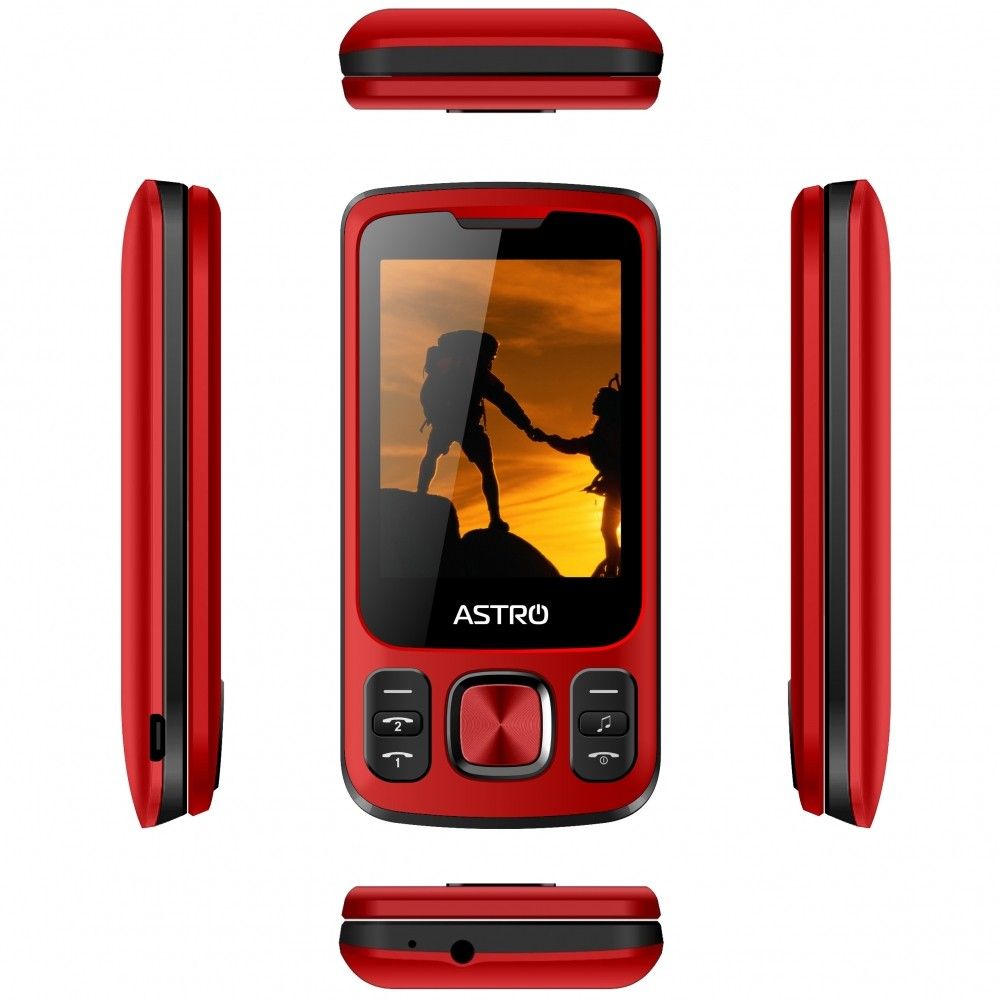 Акція на Мобільний телефон Astro A225 Red від Територія твоєї техніки - 3