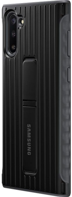 Акция на Чохол-накладка Samsung Protective Standing Cover для Samsung Galaxy Note 10 (EF-RN970CBEGRU) Black от Територія твоєї техніки - 3