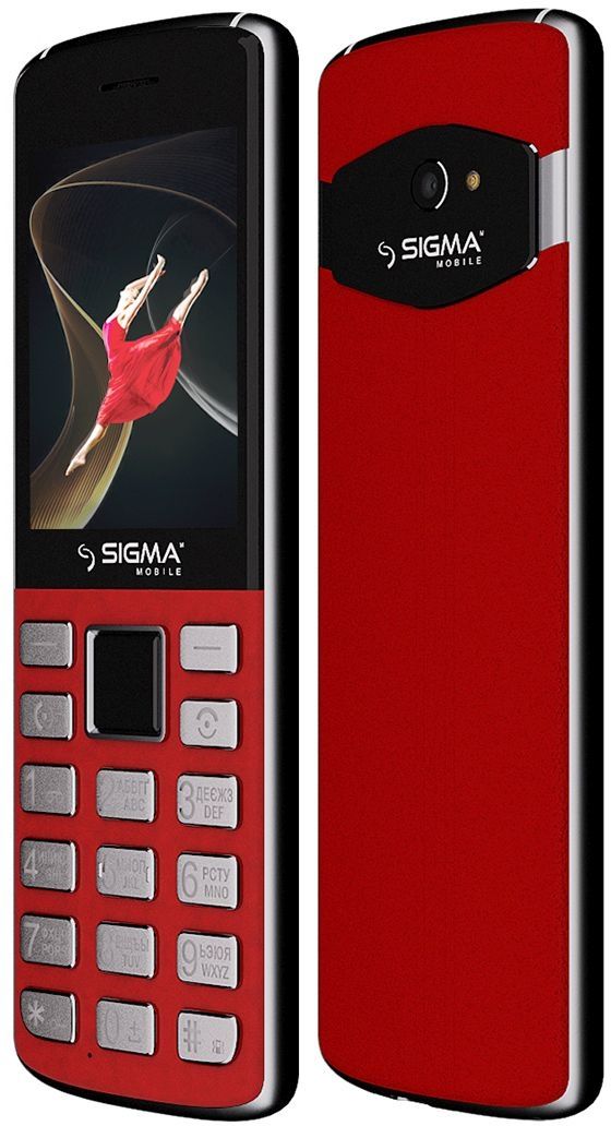 Акція на Мобільний телефон Sigma mobile X-style 24 Onyx Red від Територія твоєї техніки - 3