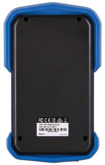 Акция на Жорсткий диск Apacer AC631 1 TB USB 3.1 (AP1TBAC631U-1) Blue от Територія твоєї техніки - 5