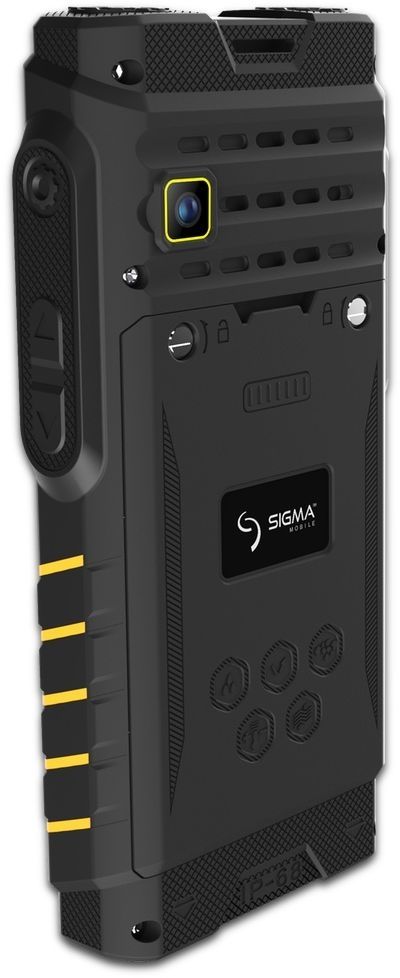 Акція на Мобільний телефон Sigma mobile X-treme DZ68 Black-Yellow від Територія твоєї техніки - 6