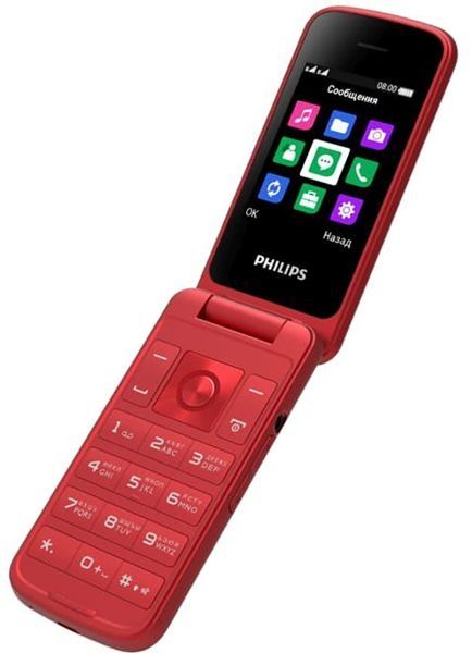 Акция на Мобільний телефон Philips Xenium E255 Red от Територія твоєї техніки - 4