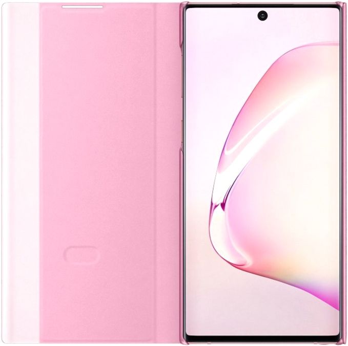 Акція на Чохол-книжка Samsung Clear View Cover для Samsung Galaxy Note 10 (EF-ZN970CPEGRU) Pink від Територія твоєї техніки - 4