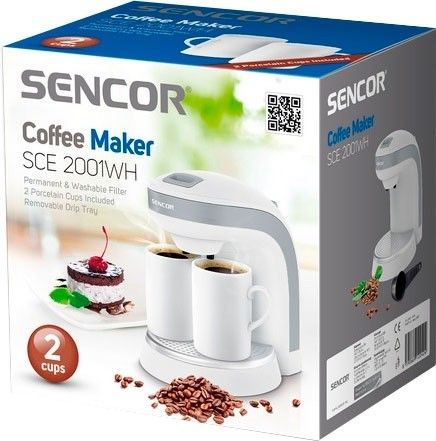 Акция на Крапельна кавоварка SENCOR SCE2001WH от Територія твоєї техніки - 2