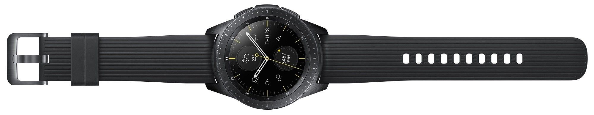 Акція на Смарт годинник Samsung Galaxy Watch 42mm (SM-R810NZKASEK) Black від Територія твоєї техніки - 6