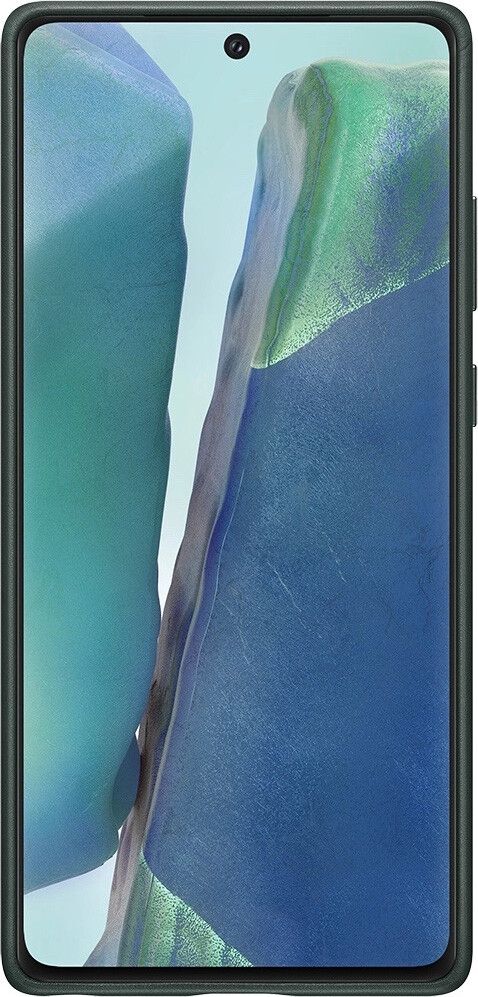 Акція на Чохол Samsung Leather Cover для Samsung Galaxy Note 20 (EF-VN980LGEGRU) Green від Територія твоєї техніки - 2