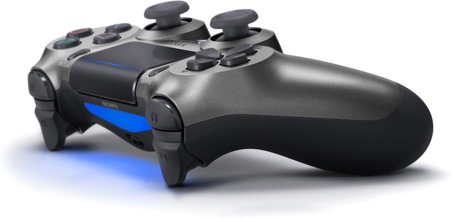 Акция на Бездротовий геймпад SONY PlayStation Dualshock V2 Bluetooth PS4 Steel Black от Територія твоєї техніки - 2