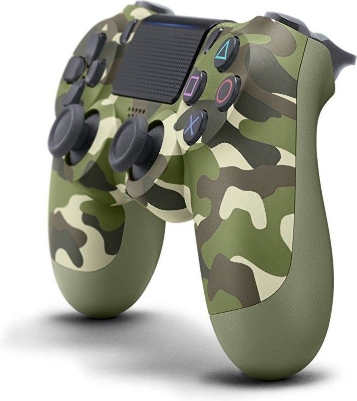 Акция на Бездротовий геймпад Sony Dualshock V2 Bluetooth PS4 Green Cammo от Територія твоєї техніки - 2