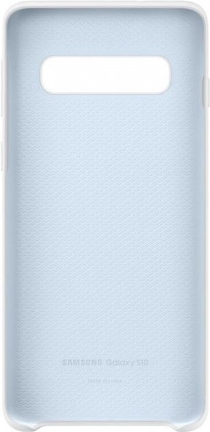 Акция на Панель Samsung Silicone Cover для Samsung Galaxy S10 (EF-PG973TWEGRU) White от Територія твоєї техніки - 4