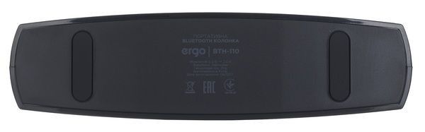 Акція на Портативна акустика Ergo BTH-110 Black від Територія твоєї техніки - 3