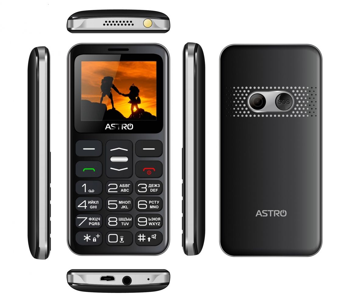 Акція на Мобільний телефон Astro A169 Black/Gray від Територія твоєї техніки - 3