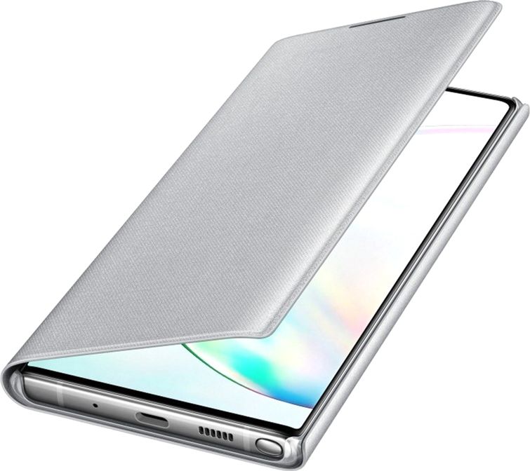 Акція на Чохол Samsung LED View Cover для Samsung Galaxy Note 10 Plus (EF-NN975PSEGRU) Silver від Територія твоєї техніки - 4