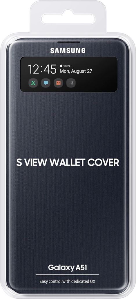 Акция на Чохол Samsung S View Wallet Cover для Samsung A515 (EF-EA515PBEGRU) Black от Територія твоєї техніки - 4