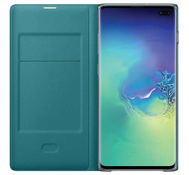 Акція на Чехол-книжка Samsung LED View Cover для Samsung Galaxy S10 Plus (EF-NG975PGEGRU) Green від Територія твоєї техніки - 4