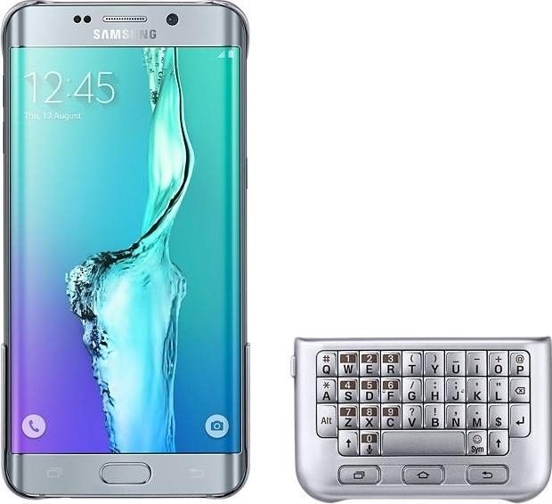 Акція на Чехол-клавиатура Samsung для Galaxy S6 Edge+ (EJ-CG928RSEGRU) Silver від Територія твоєї техніки - 4