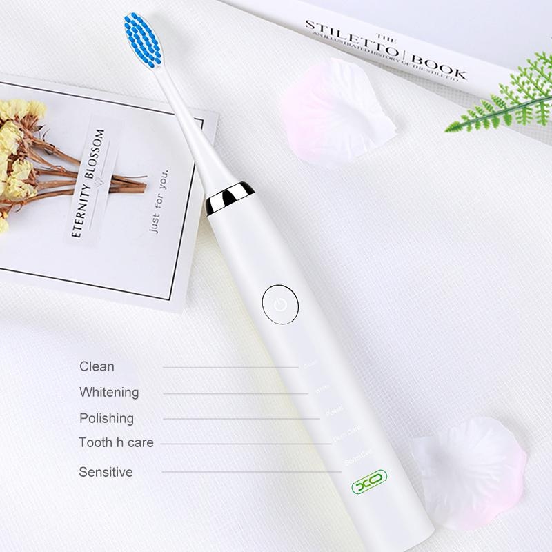 Электрическая зубная щетка XO SHL Sonic White от Територія твоєї техніки на платформе USKIDKA - 5 Электрическая зубная щетка XO SHL Sonic White от Територія твоєї техніки - 5