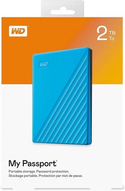 Акція на Жорсткий диск Western Digital My Passport 2TB WDBYVG0020BBL-WESN 2.5" USB 3.0 External Blue від Територія твоєї техніки - 6