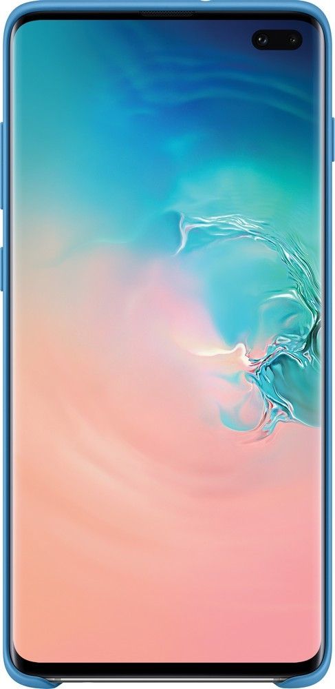 Акція на Панель Samsung Silicone Cover для Samsung Galaxy S10 Plus (EF-PG975TLEGRU) Blue від Територія твоєї техніки - 3