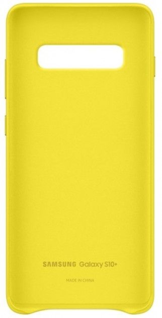 Акція на Панель Samsung Leather Cover для Samsung Galaxy S10 Plus (EF-VG975LYEGRU) Yellow від Територія твоєї техніки - 4