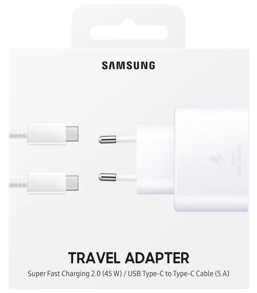 Акція на Мережевий зарядний пристрій Samsung Fast Charging Type-C 45W (EP-TA845XWEGRU) White від Територія твоєї техніки - 5