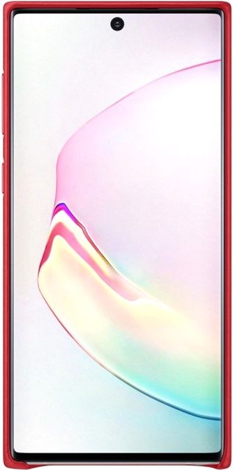 Акция на Чехол Samsung Leather Cover для Samsung Galaxy Note 10 (EF-VN970LREGRU) Red от Територія твоєї техніки - 2