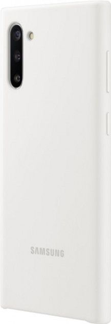 Акція на Накладка Samsung Silicone Cover для Samsung Galaxy Note 10 (EF-PN970TWEGRU) White від Територія твоєї техніки - 3