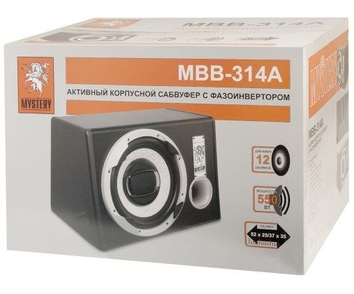 Акція на Автосабвуфер Mystery MBB-314A від Територія твоєї техніки - 3