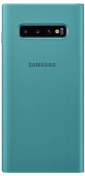 Акція на Чехол-книжка Samsung LED View Cover для Samsung Galaxy S10 Plus (EF-NG975PGEGRU) Green від Територія твоєї техніки - 2