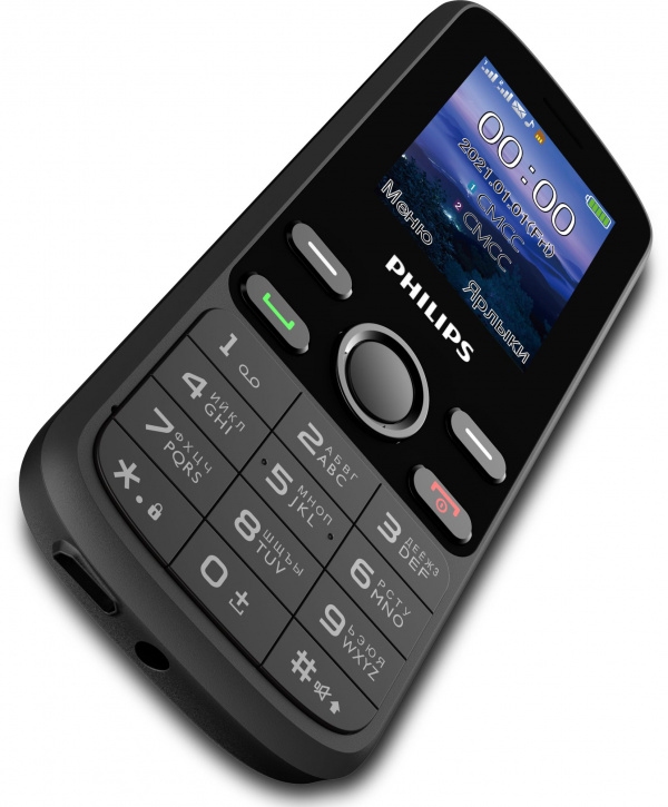 Акція на Мобільний телефон Philips E111 Black від Територія твоєї техніки - 3