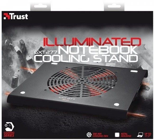 Акція на Подставка для ноутбука Trust GXT 277 Notebook Cooling Stand (19142) Black від Територія твоєї техніки - 5