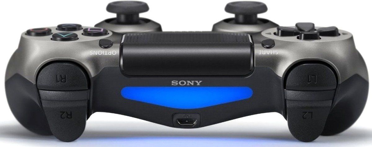 Акция на Бездротовий геймпад SONY PlayStation Dualshock V2 Bluetooth PS4 Steel Black от Територія твоєї техніки - 5