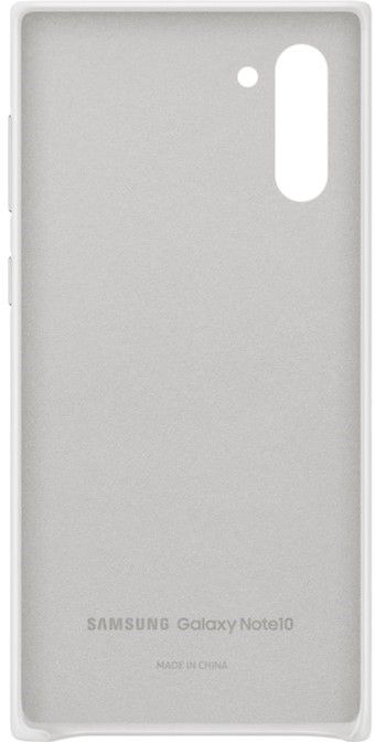 Акция на Чохол Samsung Leather Cover для Samsung Galaxy Note 10 (EF-VN970LWEGRU) White от Територія твоєї техніки - 3