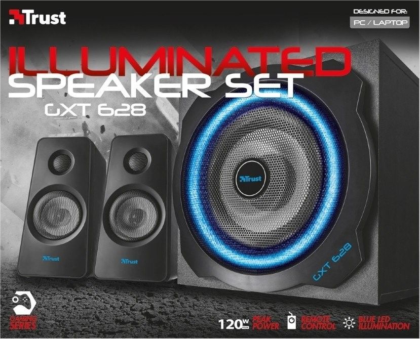 Акція на Акустична система Trust GXT 628 2.1 Illuminated Speaker Set Limited Edition Black (20562) від Територія твоєї техніки - 5