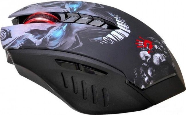 Акція на Миша A4Tech Bloody R80A Wireless (4711421921886) Skull Design від Територія твоєї техніки - 2