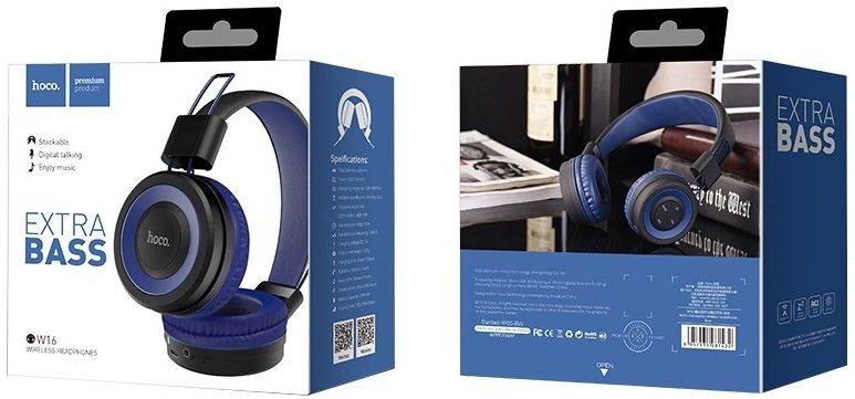 Наушники Hoco W16 Red от Територія твоєї техніки на платформе USKIDKA - 2 Наушники Hoco W16 Red от Територія твоєї техніки - 2