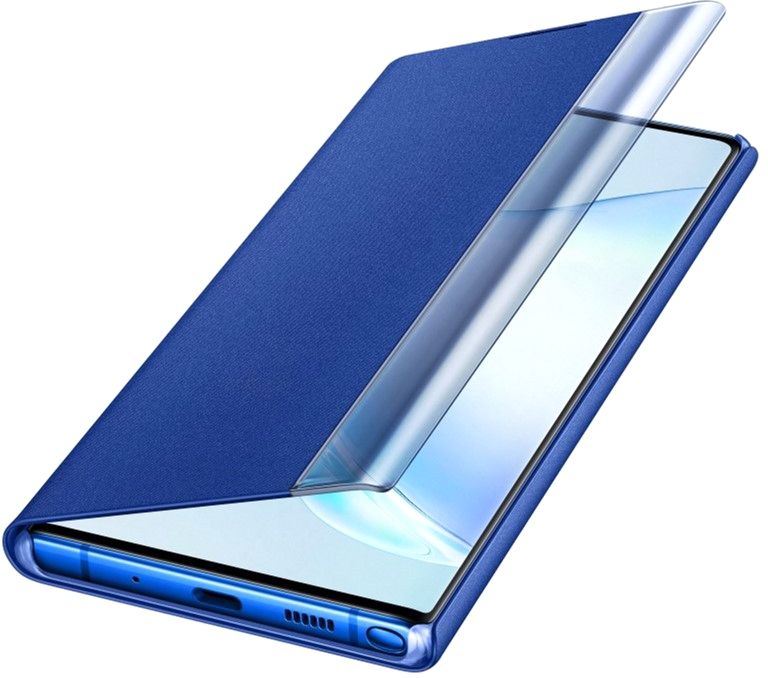 Акція на Чехол-книжка Samsung Clear View Cover для Samsung Galaxy Note 10 Plus (EF-ZN975CLEGRU ) Blue від Територія твоєї техніки - 4