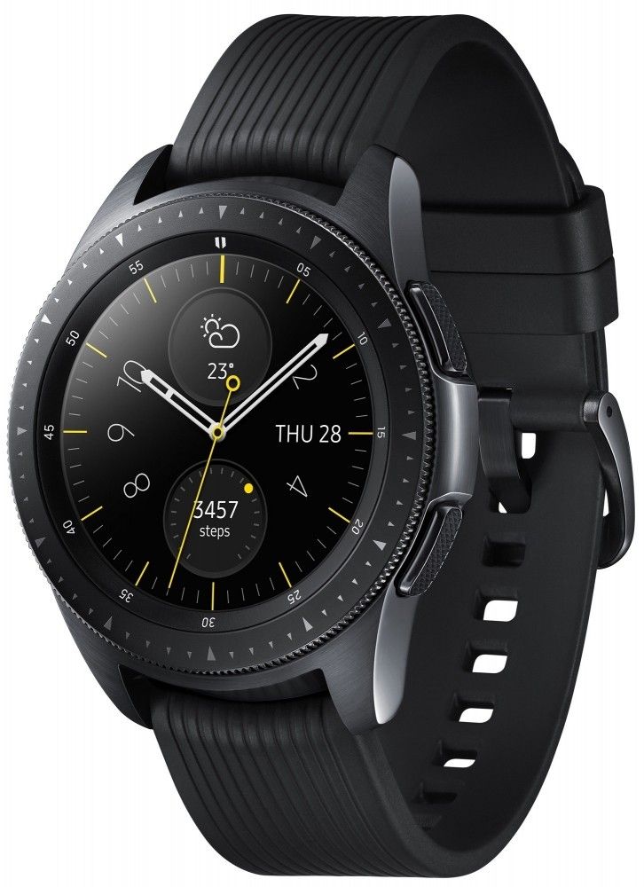 Акція на Смарт годинник Samsung Galaxy Watch 42mm (SM-R810NZKASEK) Black від Територія твоєї техніки - 2