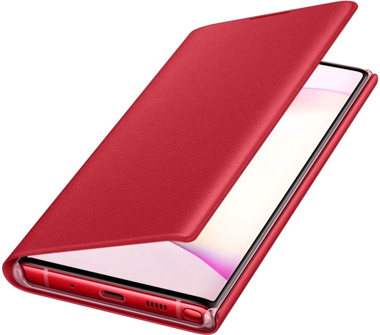 Акція на Чехол Samsung LED View Cover для Samsung Galaxy Note 10 (EF-NN970PREGRU) Red від Територія твоєї техніки - 4