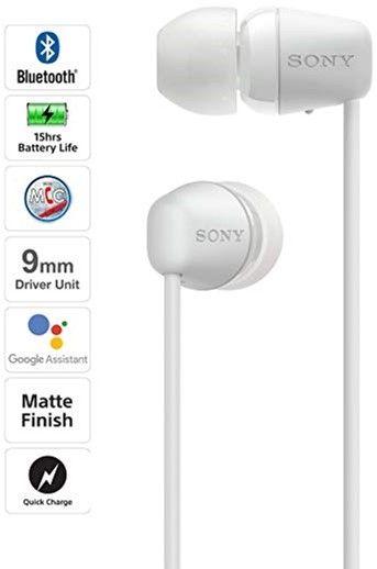 Акція на Навушники Sony WI-C200 (WIC200W.CE7) White від Територія твоєї техніки - 2