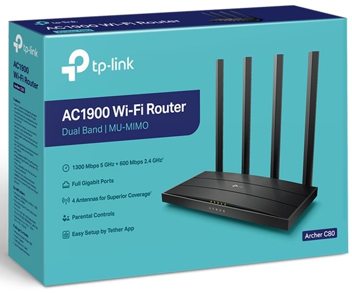 Акція на Маршрутизатор TP-LINK Archer C80 від Територія твоєї техніки - 4