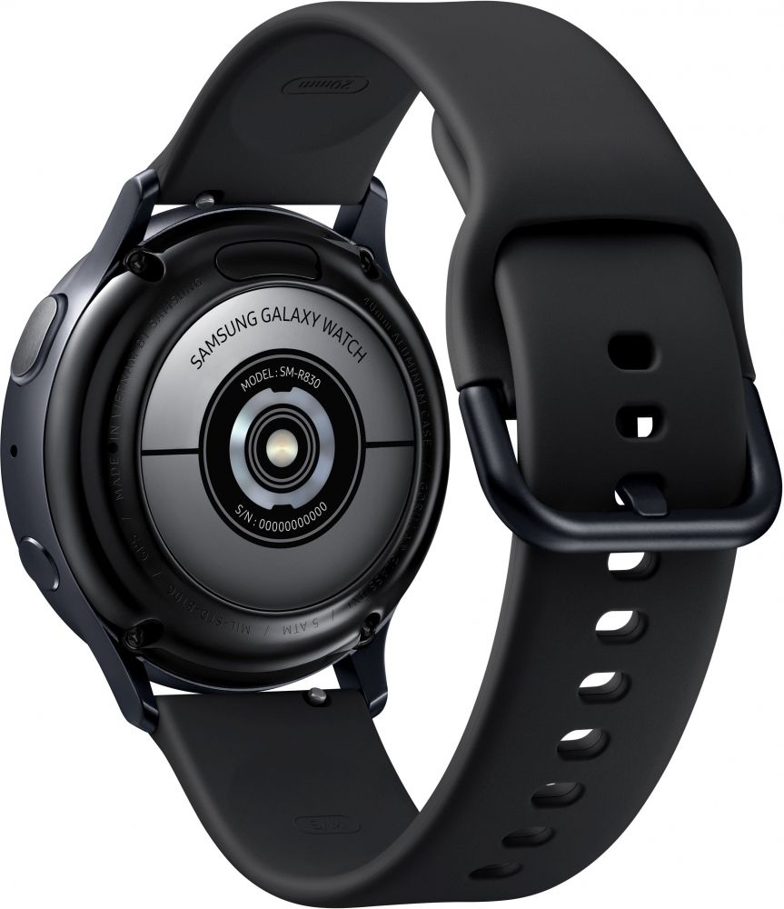 Акция на Смарт годинник Samsung Galaxy Watch Active 2 40mm Aluminium (SM-R830NZKASEK) Black от Територія твоєї техніки - 2