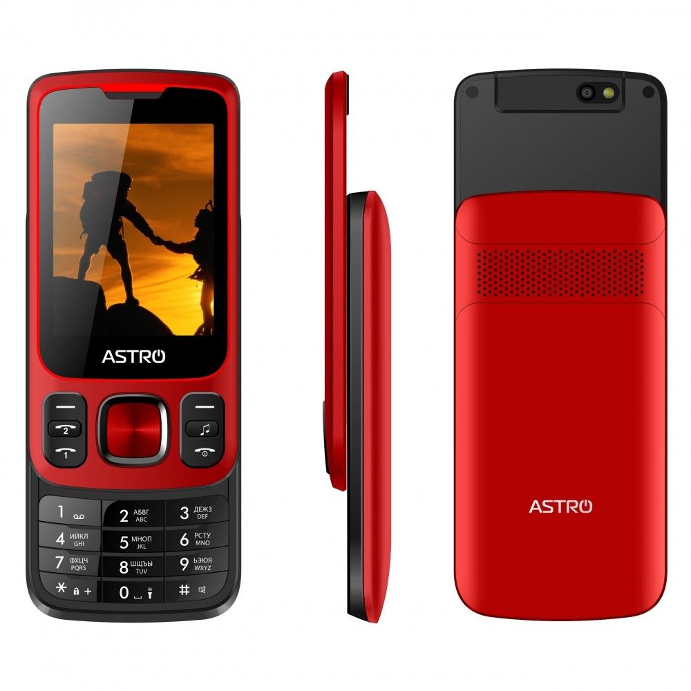 Акція на Мобільний телефон Astro A225 Red від Територія твоєї техніки - 2