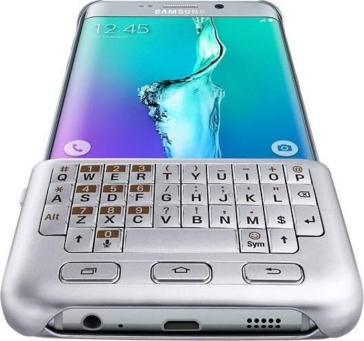 Акція на Чехол-клавиатура Samsung для Galaxy S6 Edge+ (EJ-CG928RSEGRU) Silver від Територія твоєї техніки - 5