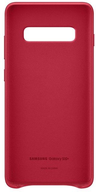 Акція на Панель Samsung Leather Cover для Samsung Galaxy S10 Plus (EF-VG975LREGRU) Red від Територія твоєї техніки - 4