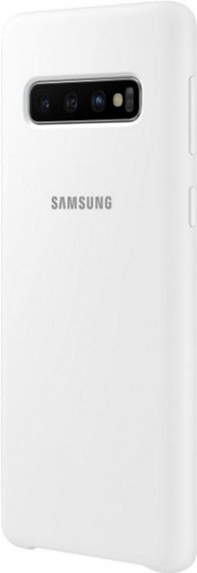 Акція на Панель Samsung Silicone Cover для Samsung Galaxy S10 (EF-PG973TWEGRU) White від Територія твоєї техніки - 3